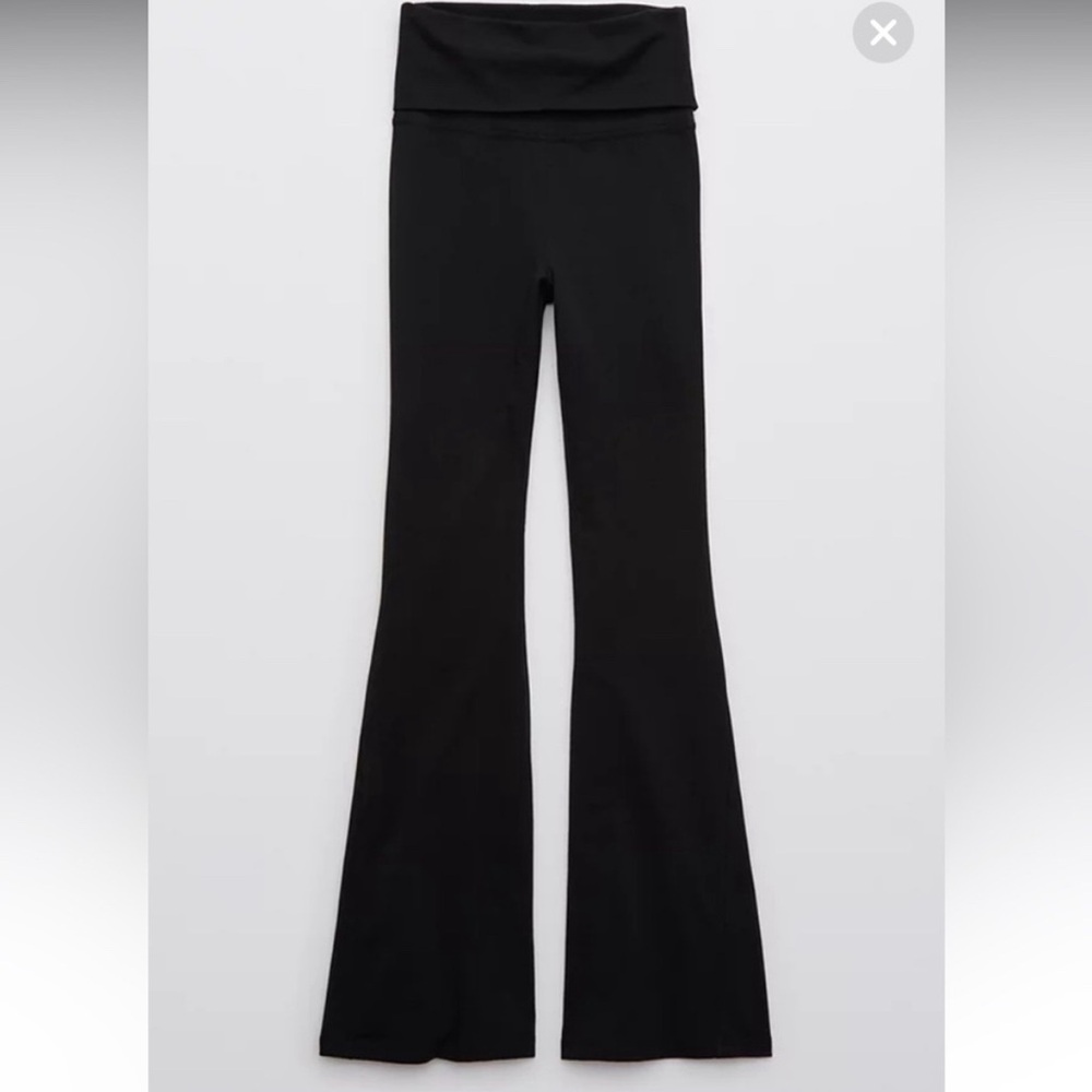 OFFLINE By Aerie OG Foldover High Waisted Super Flare Legging Size Medium